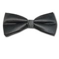 Solid Faille Gray Bowtie